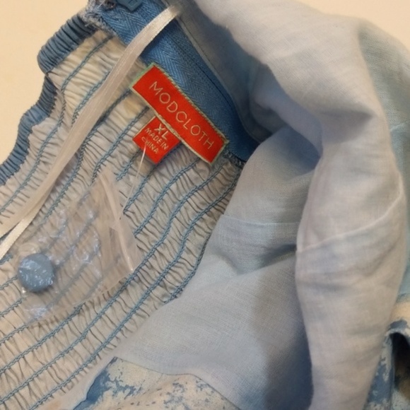 Modcloth Halter Shirt Dress Vacation Dress NEW - Picture 8 of 8